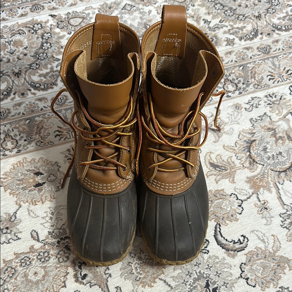 LL Bean Boots - Brown and Black Duck Boots